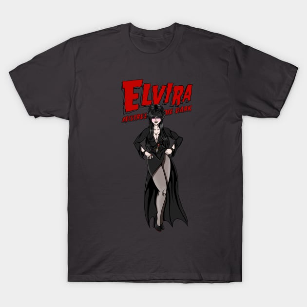 Elvira Mistress of the Dark T-Shirt by MauryAraya316